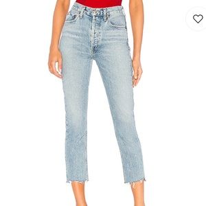 Agolde Riley Jeans in Zephyr